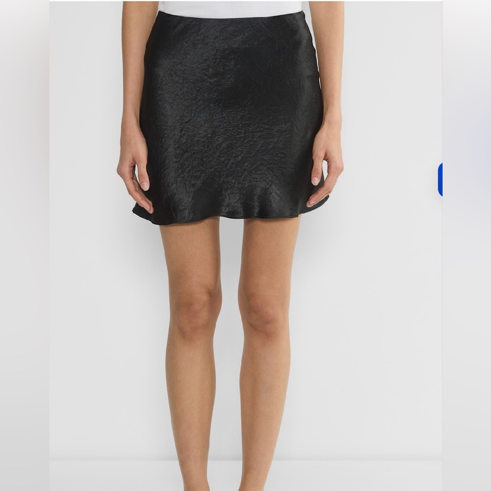 Aritzia Babaton slip satin mini skirt